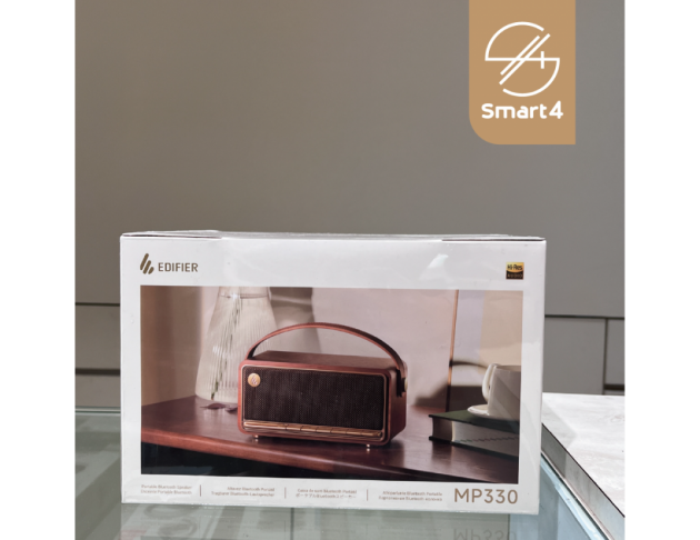 【EDIFIER】MP330 復古藍牙隨身音箱 木紋 全新特賣優惠