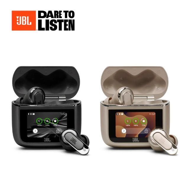 【JBL】首款圈鐵雙單體Tour Pro 3 觸控螢幕真無線降噪藍牙耳機