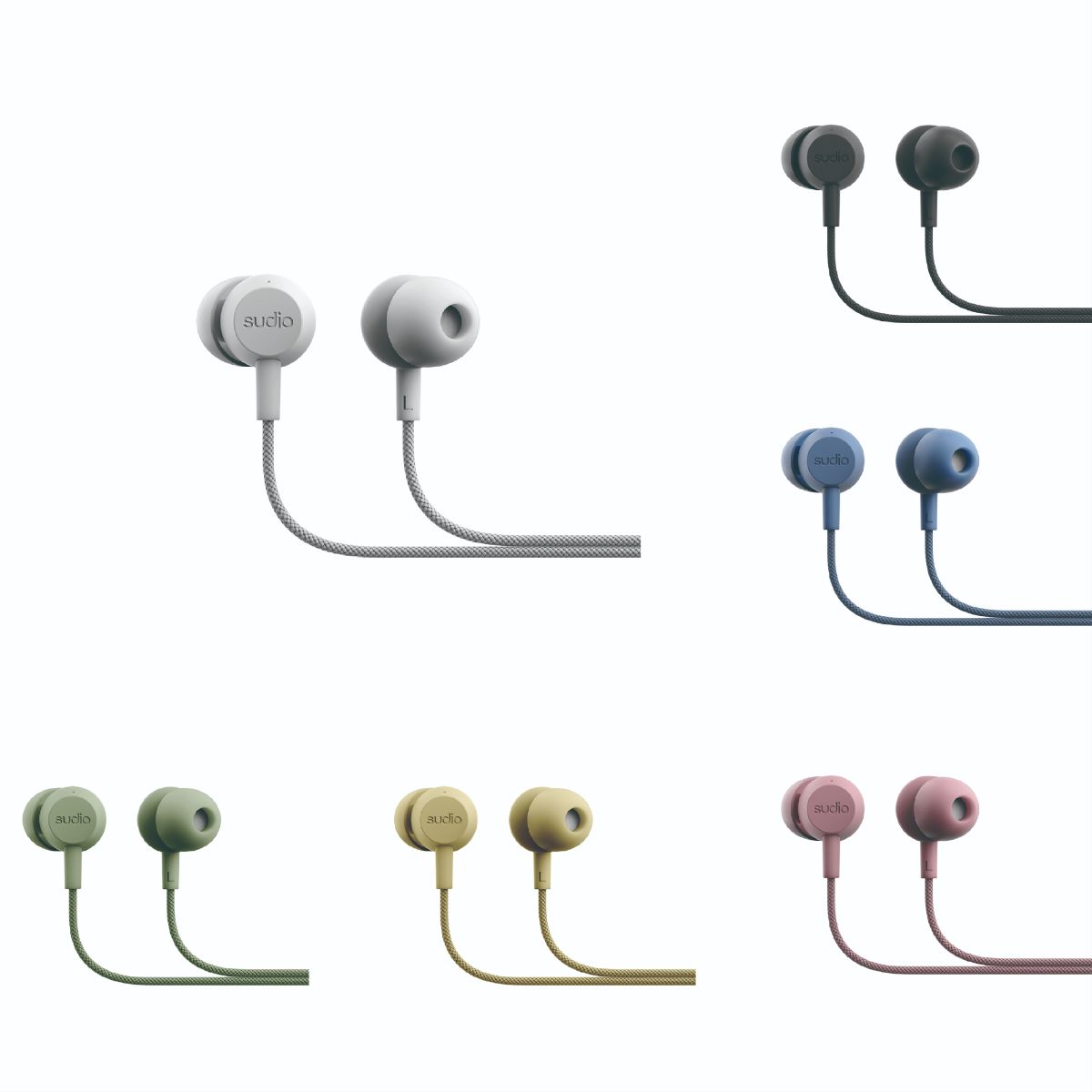 【Sudio】V3 Type-C 有線耳機 - 白色